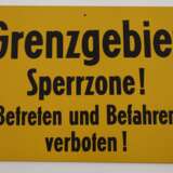 Vier Grenzschilder DDR - Foto 4