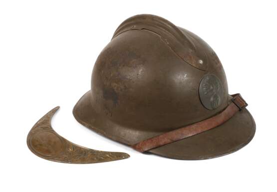 Stahlhelm und Helmauflage Frankreich - фото 1