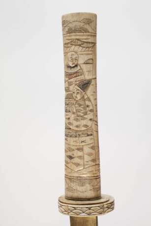 Mandau und Knochen-Wakizashi - photo 3