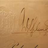 Autograph Kaiser Wilhelm II. - photo 1