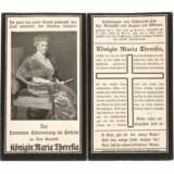 Sterbebild Maria Theresia - photo 1
