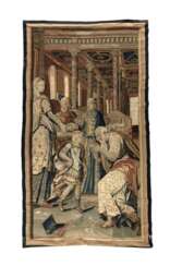 Barocke Tapisserie &quot;Die Botschaft&quot;