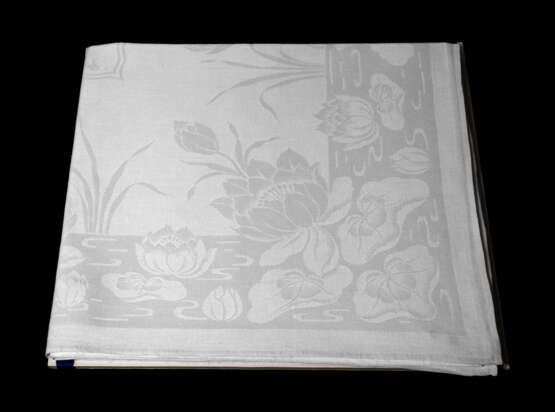 Gebilddamast-Tischtuch Jugendstil - Foto 1