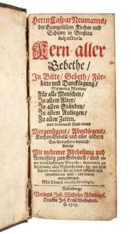 Neumann's Kern aller Gebethe 1717 - photo 1