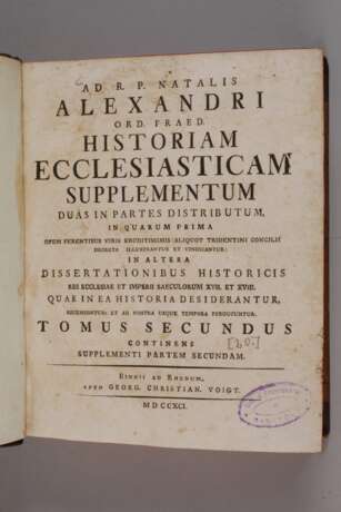 19 Bände Historia Ecclesiastica - Foto 4