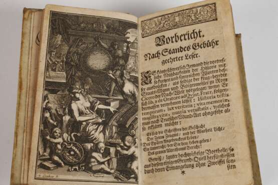 Zwei Bände Wappenkunde 1701 - Foto 4