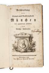 Westenrieder, Beschreibung von München 1782