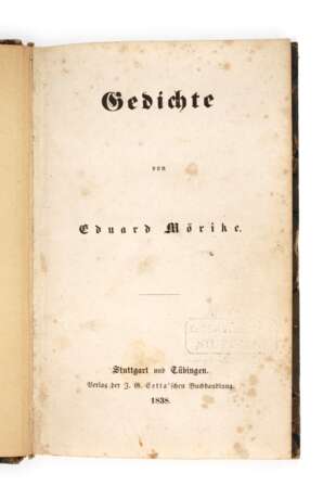 Gedichte von Eduard Mörike 1838 - photo 1