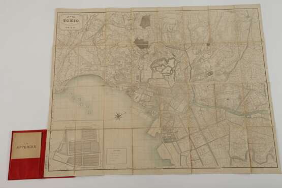 Zwei Stadtpläne Tokio 1893 - Foto 3
