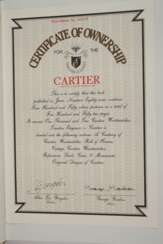 Cartier Werkverzeichnis