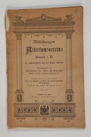 Mitteilungen des Altertumsvereins Plauen - photo 3
