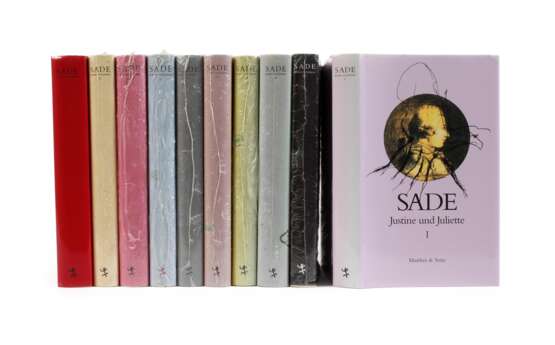 Zehn Bände Marquis de Sade - photo 1