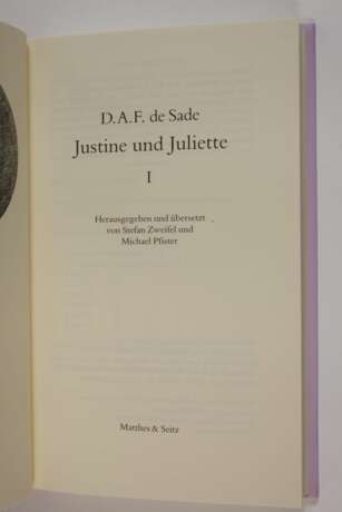 Zehn Bände Marquis de Sade - photo 4