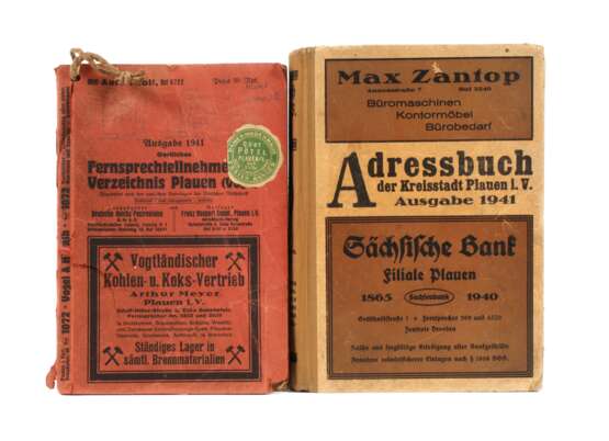 Adressbuch Plauen 1941 - Foto 1