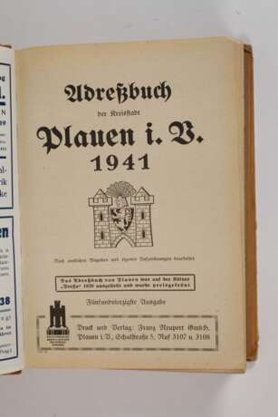 Adressbuch Plauen 1941 - Foto 4