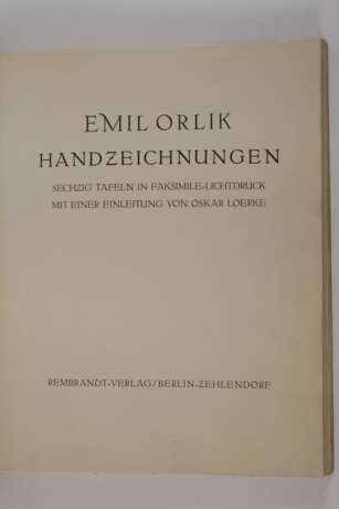 Emil Orlik, Handzeichnungen - photo 2