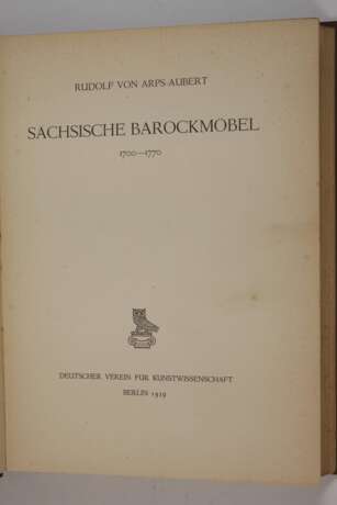 Sächsische Barockmöbel 1700–1770 - photo 2