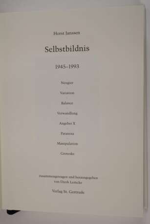 Vier Bände Horst Janssen - photo 3