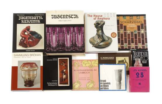 Elf Fachbücher Kunsthandwerk Jugendstil - photo 1