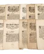 Catalogue des produits. Konvolut historische Dokumente über Rittersteuer