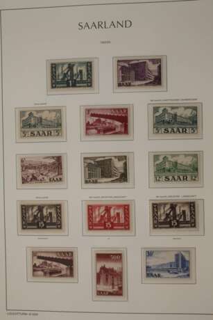 Briefmarkensammlung Saarland - Foto 5