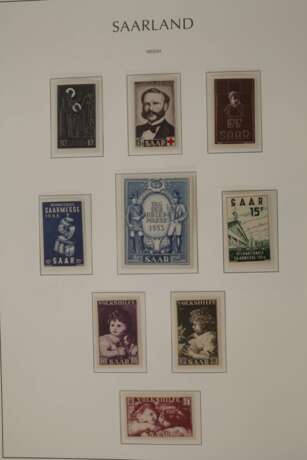 Briefmarkensammlung Saarland - Foto 6