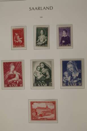 Briefmarkensammlung Saarland - Foto 7