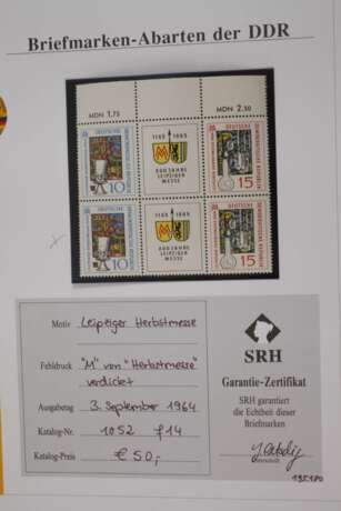 Konvolut Briefmarken DDR - Foto 8