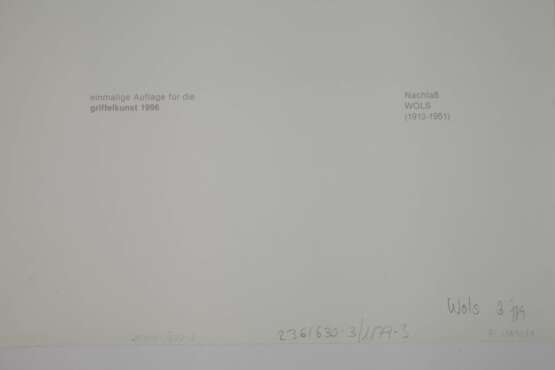 Otto Wols, zwei Fotoabzüge für Griffelkunst - photo 4