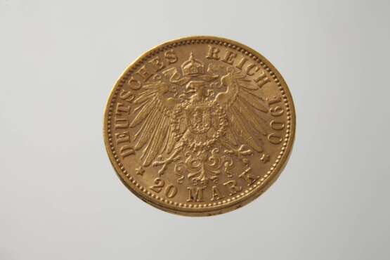 20 Mark Gold Württemberg - photo 5