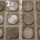 Konvolut 5 und 10 Mark Kurs- und Gedenkmünzen BRD - Foto 4