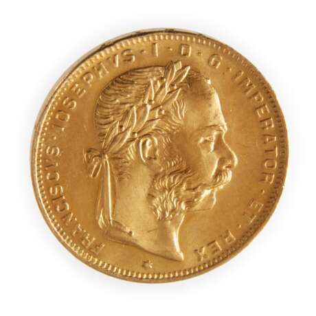 8 Florin-, 20 Franken Gold, Österreich/Ungarn - photo 1