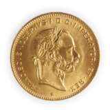 4 Florin-, 10 Franken Gold Österreich-Ungarn - Foto 1