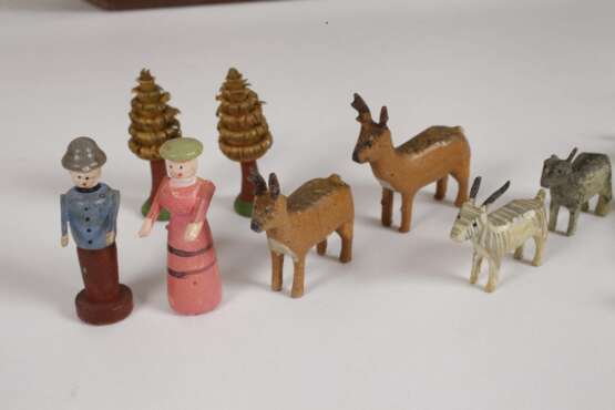 Kleine Arche Noah mit Tieren Erzgebirge - Foto 2