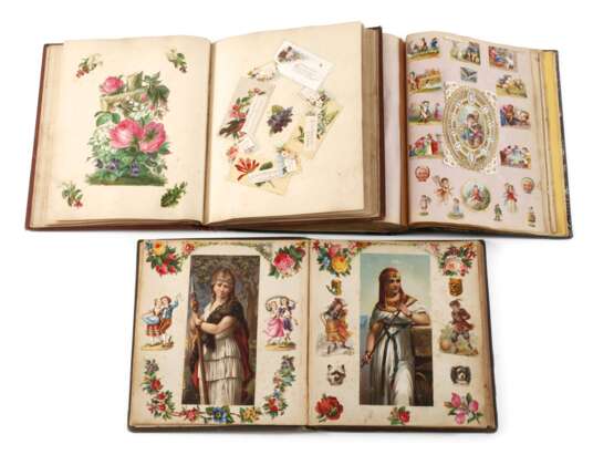 Drei Glanzbilder-Sammelalben England - photo 1