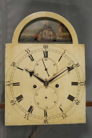 George III. Standuhr mit Schiffsmotiv - photo 4