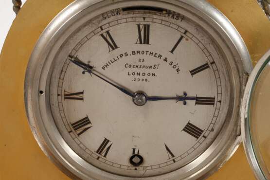 Phillips Brother & Sons London, nautische Tischuhr - photo 3