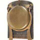 Art déco Miniatur-Uhr Silber - photo 2