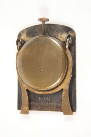 Art déco Miniatur-Uhr Silber - photo 2