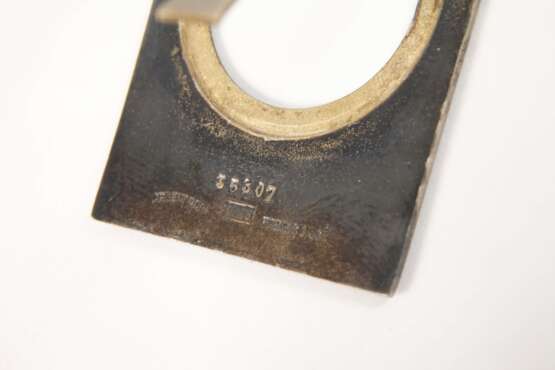 Art déco Miniatur-Uhr Silber - photo 6