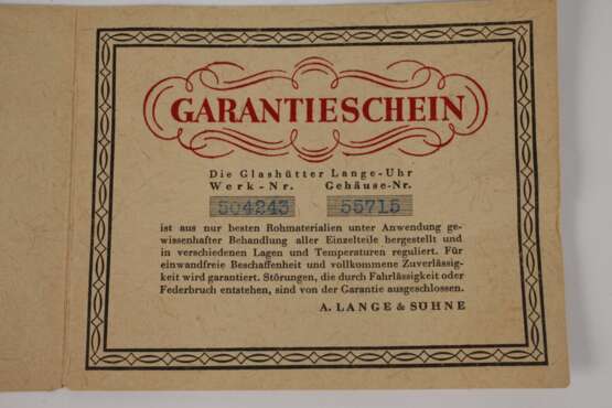 Goldsavonnette A. Lange & Söhne Glashütte - photo 8