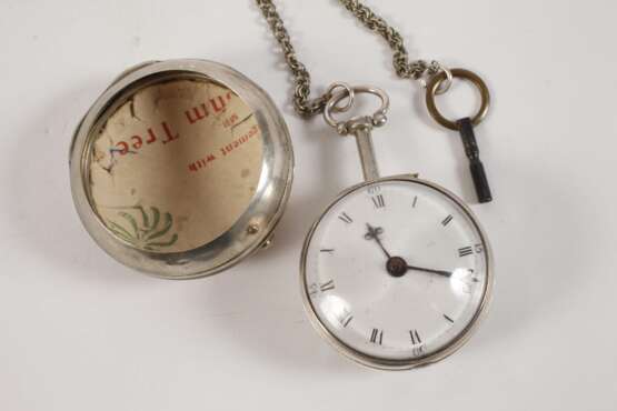 Spindeltaschenuhr F. Richards London - photo 2