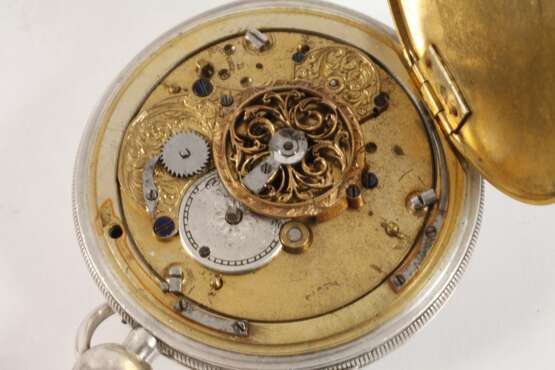 Spindeltaschenuhr mit Repetition - photo 4