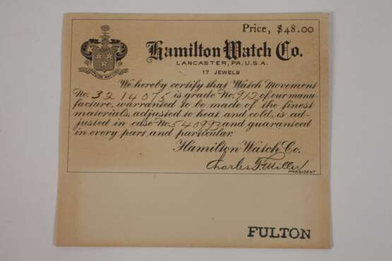 Frackuhr Hamilton Watch Co. - photo 6