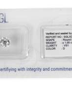 Ювелирные изделия. Synthetischer Brillant von 1 ct