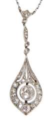 Collier mit Diamantbesatz