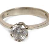Solitärring mit Brillanten von 0,93 ct - photo 1