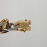 Massives Bicolorarmband mit Brillanten - photo 3