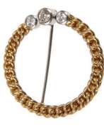 Catalogue des produits. Brosche mit Brillanten