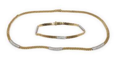 Kette und Armband mit Brillanten